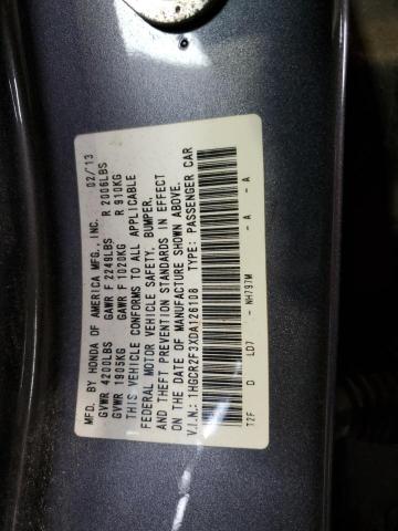 Photo 11 VIN: 1HGCR2F3XDA126108 - HONDA ACCORD LX 