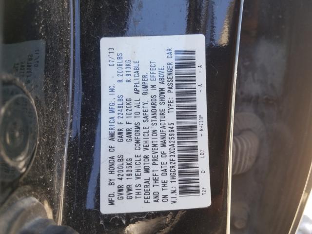 Photo 9 VIN: 1HGCR2F3XDA259645 - HONDA ACCORD LX 