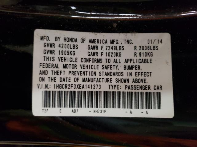 Photo 9 VIN: 1HGCR2F3XEA141273 - HONDA ACCORD 