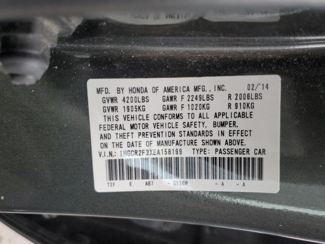 Photo 11 VIN: 1HGCR2F3XEA158199 - HONDA ACCORD 