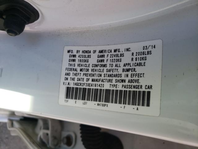 Photo 9 VIN: 1HGCR2F3XEA181420 - HONDA ACCORD LX 