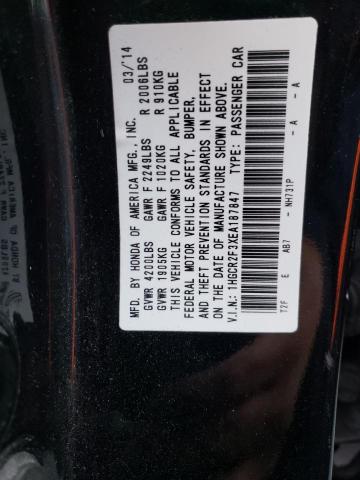 Photo 11 VIN: 1HGCR2F3XEA187847 - HONDA ACCORD LX 