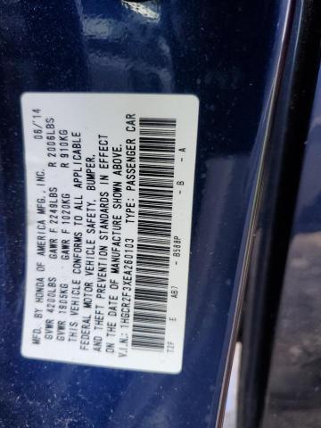 Photo 11 VIN: 1HGCR2F3XEA260103 - HONDA ACCORD 