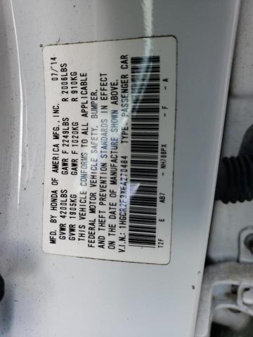 Photo 12 VIN: 1HGCR2F3XEA270484 - HONDA ACCORD LX 