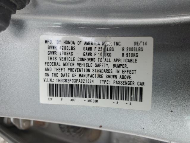 Photo 12 VIN: 1HGCR2F3XFA021684 - HONDA ACCORD 