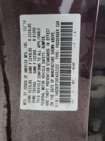 Photo 12 VIN: 1HGCR2F3XFA052322 - HONDA ACCORD 