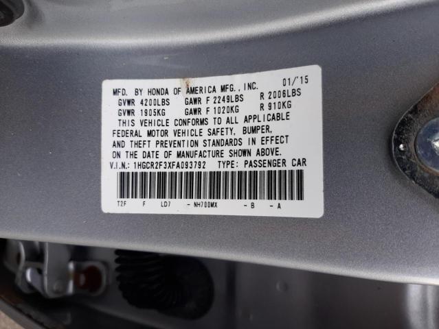 Photo 11 VIN: 1HGCR2F3XFA093792 - HONDA ACCORD 