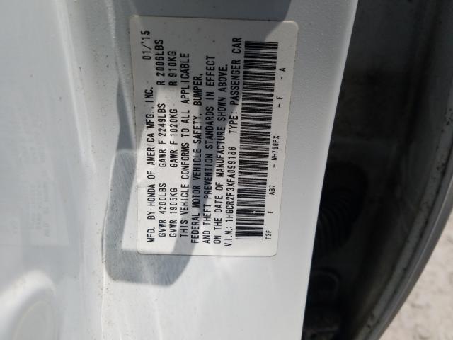 Photo 9 VIN: 1HGCR2F3XFA099186 - HONDA ACCORD LX 