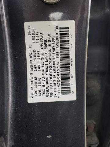 Photo 12 VIN: 1HGCR2F3XFA222128 - HONDA ACCORD LX 