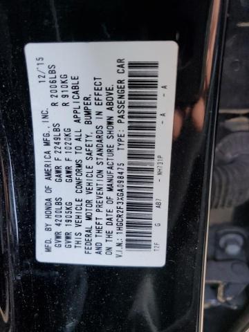 Photo 12 VIN: 1HGCR2F3XGA098475 - HONDA ACCORD LX 