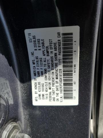 Photo 11 VIN: 1HGCR2F3XGA181226 - HONDA ACCORD LX 