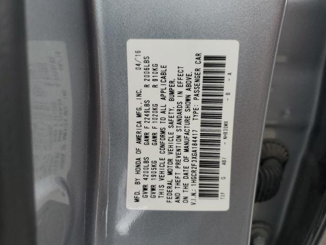 Photo 11 VIN: 1HGCR2F3XGA184417 - HONDA ACCORD 