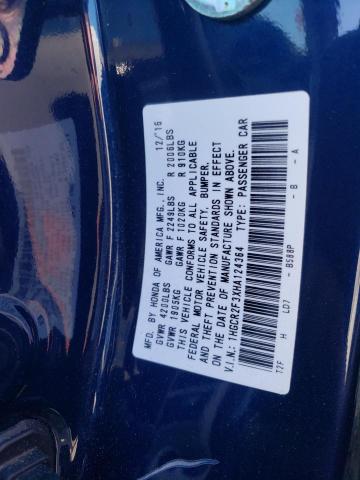 Photo 11 VIN: 1HGCR2F3XHA124364 - HONDA ACCORD 