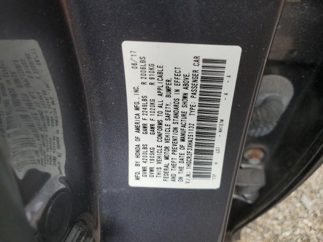 Photo 11 VIN: 1HGCR2F3XHA251132 - HONDA ACCORD LX 