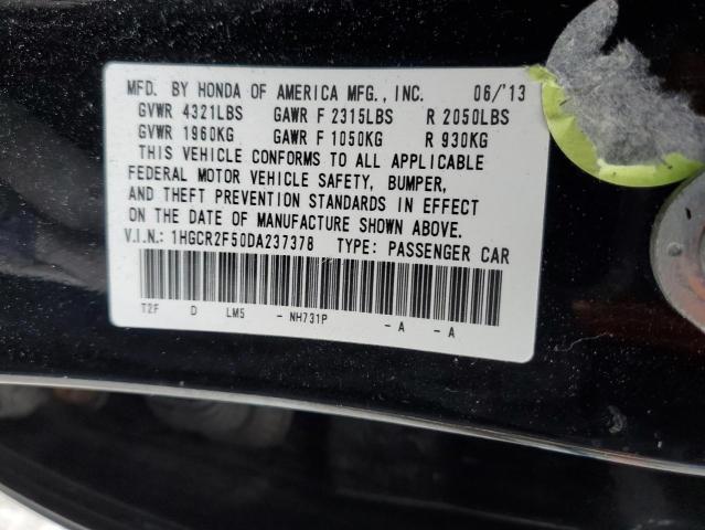 Photo 12 VIN: 1HGCR2F50DA237378 - HONDA ACCORD SPO 