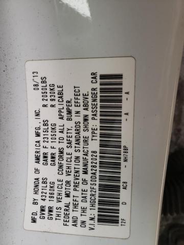 Photo 11 VIN: 1HGCR2F50DA282028 - HONDA ACCORD SPO 