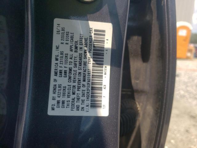 Photo 12 VIN: 1HGCR2F50FA010937 - HONDA ACCORD 