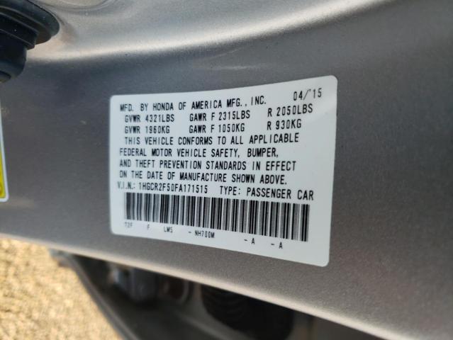 Photo 11 VIN: 1HGCR2F50FA171515 - HONDA ACCORD SPO 