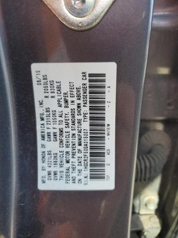 Photo 11 VIN: 1HGCR2F50GA015007 - HONDA ACCORD 