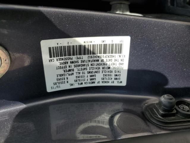 Photo 12 VIN: 1HGCR2F50GA042952 - HONDA ACCORD SPO 