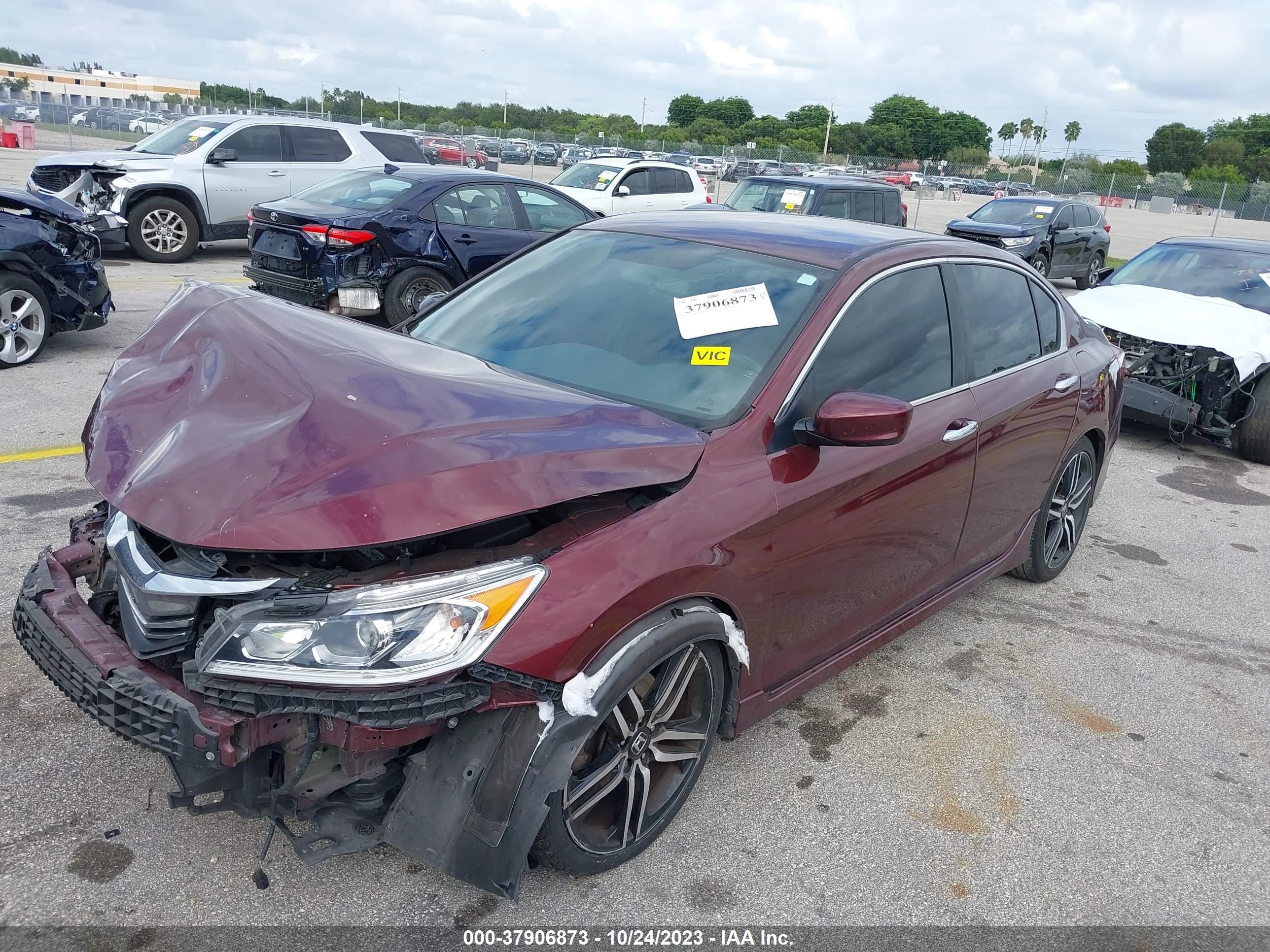 Photo 1 VIN: 1HGCR2F50GA051358 - HONDA ACCORD 