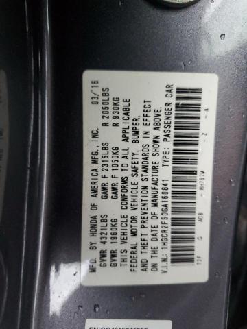 Photo 11 VIN: 1HGCR2F50GA160841 - HONDA ACCORD SPO 