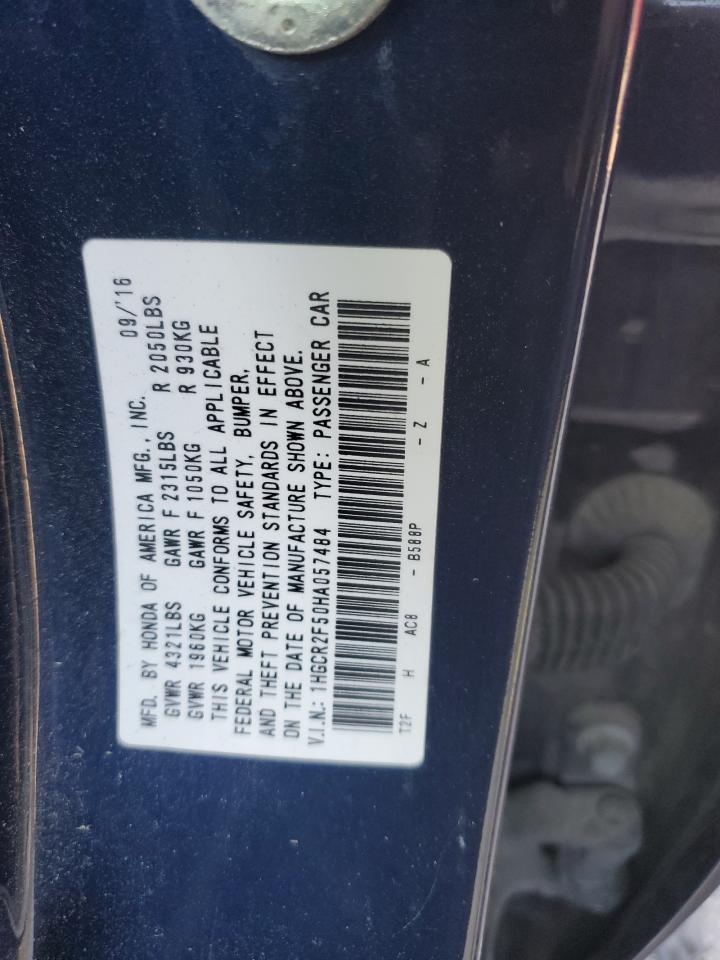 Photo 12 VIN: 1HGCR2F50HA057484 - HONDA ACCORD 