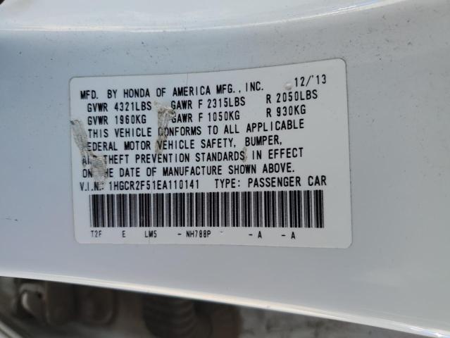 Photo 11 VIN: 1HGCR2F51EA110141 - HONDA ACCORD 