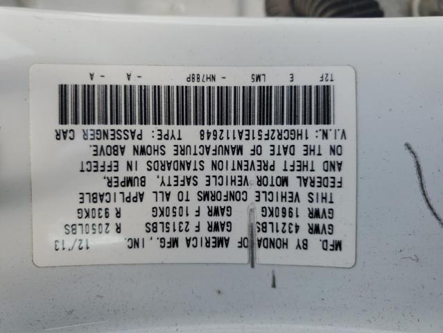 Photo 12 VIN: 1HGCR2F51EA112648 - HONDA ACCORD SPO 