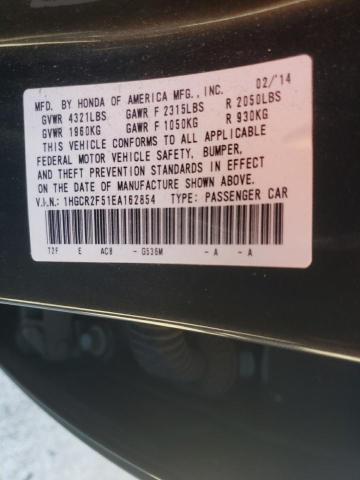 Photo 9 VIN: 1HGCR2F51EA162854 - HONDA ACCORD SPO 