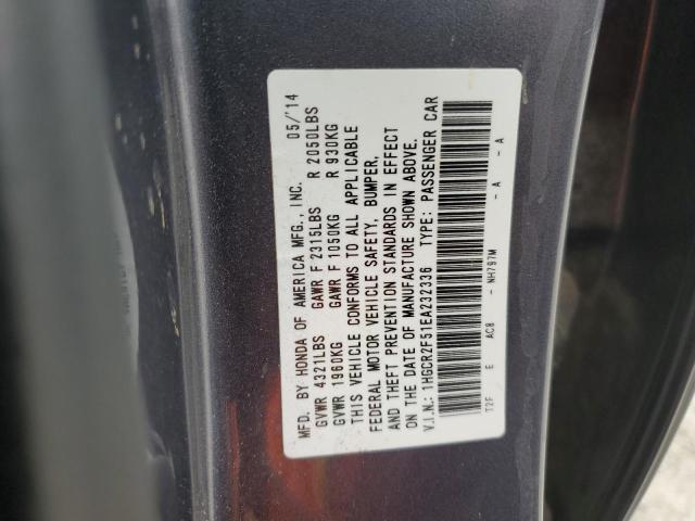 Photo 11 VIN: 1HGCR2F51EA232336 - HONDA ACCORD 