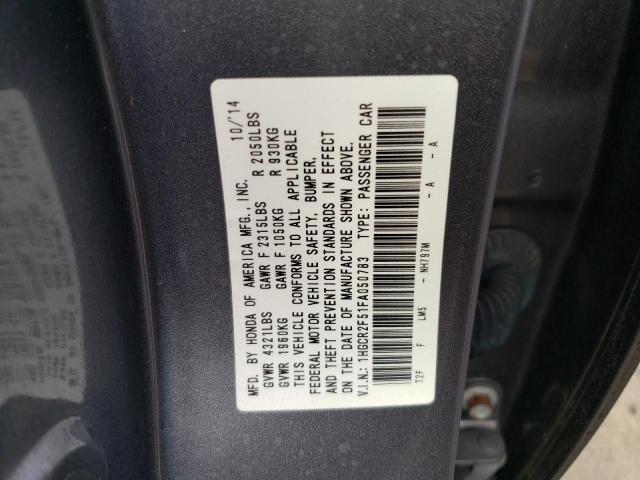 Photo 11 VIN: 1HGCR2F51FA050783 - HONDA ACCORD SPO 