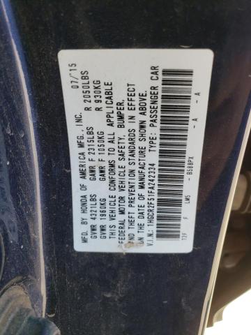 Photo 12 VIN: 1HGCR2F51FA242334 - HONDA ACCORD 