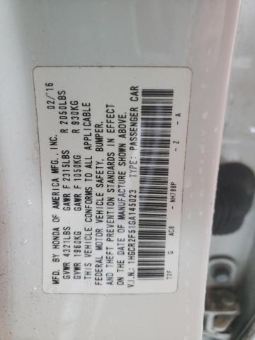 Photo 12 VIN: 1HGCR2F51GA145023 - HONDA ACCORD SPO 