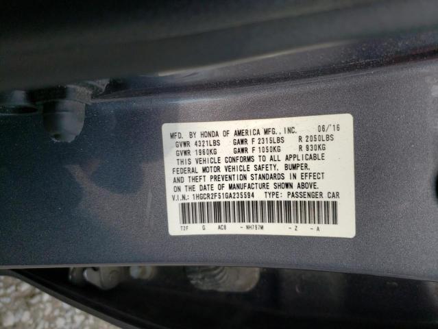 Photo 11 VIN: 1HGCR2F51GA235594 - HONDA ACCORD SPO 