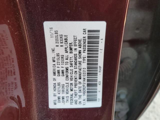 Photo 12 VIN: 1HGCR2F51HA102013 - HONDA ACCORD 