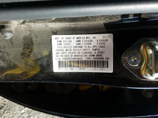 Photo 9 VIN: 1HGCR2F51HA148523 - HONDA ACCORD SPO 