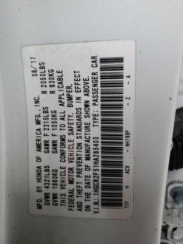 Photo 11 VIN: 1HGCR2F51HA285400 - HONDA ACCORD SPO 