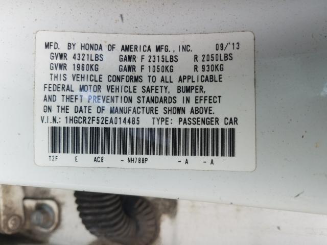 Photo 9 VIN: 1HGCR2F52EA014485 - HONDA ACCORD SPO 