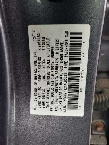 Photo 12 VIN: 1HGCR2F52FA082030 - HONDA ACCORD SPO 