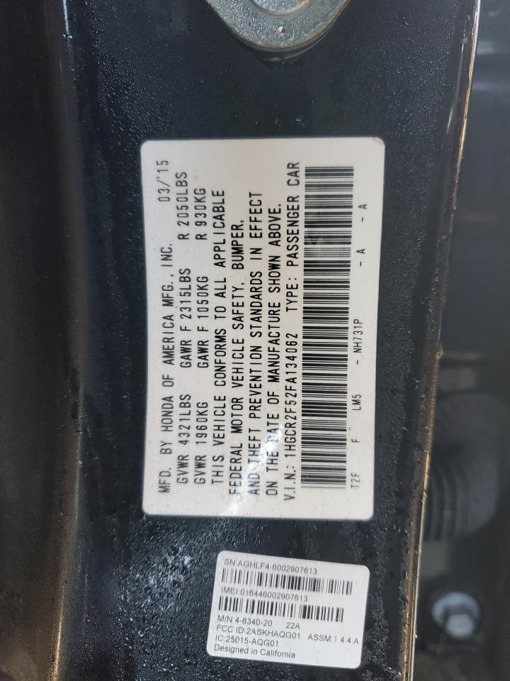 Photo 12 VIN: 1HGCR2F52FA134062 - HONDA ACCORD 