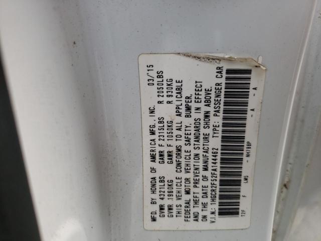 Photo 11 VIN: 1HGCR2F52FA144462 - HONDA ACCORD 