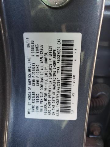 Photo 12 VIN: 1HGCR2F52FA222867 - HONDA ACCORD 