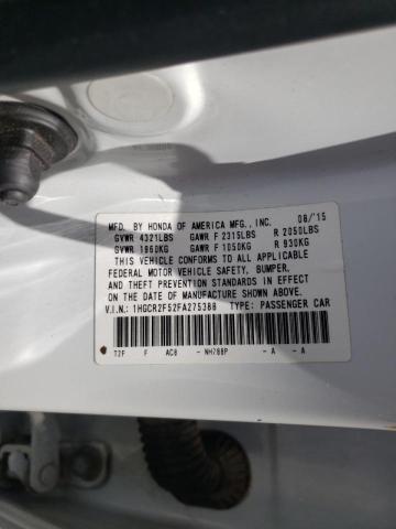 Photo 9 VIN: 1HGCR2F52FA275388 - HONDA ACCORD SPO 