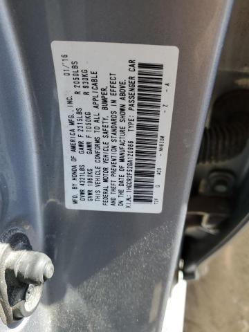 Photo 12 VIN: 1HGCR2F52GA120986 - HONDA ACCORD SPO 