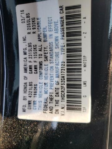 Photo 9 VIN: 1HGCR2F52GA173123 - HONDA ACCORD 