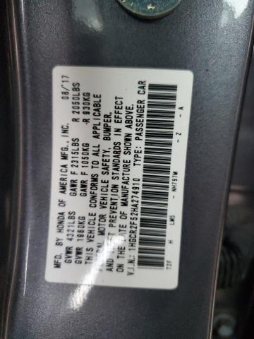 Photo 11 VIN: 1HGCR2F52HA274910 - HONDA ACCORD SPO 