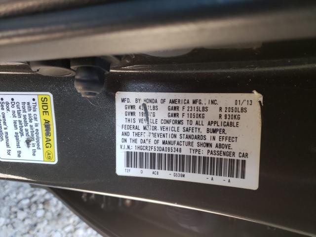 Photo 9 VIN: 1HGCR2F53DA095348 - HONDA ACCORD SPO 