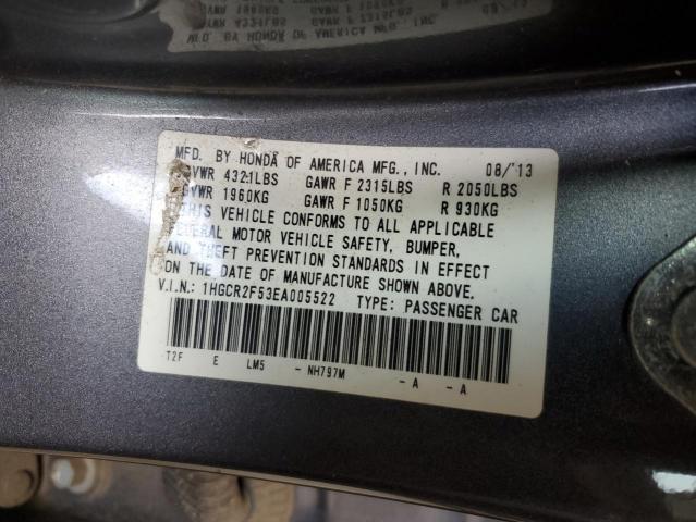 Photo 11 VIN: 1HGCR2F53EA005522 - HONDA ACCORD SPO 