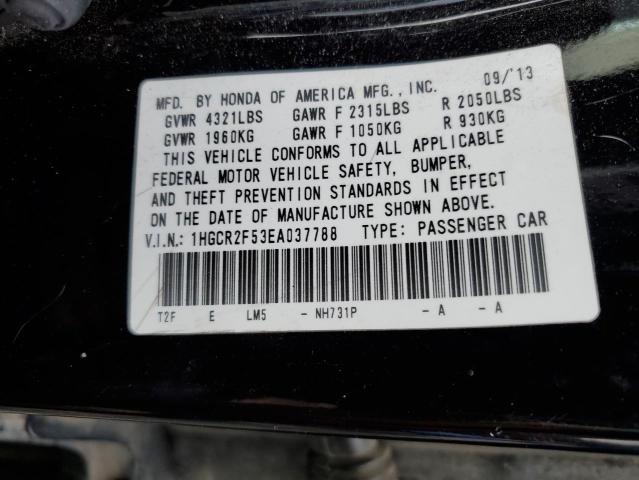 Photo 11 VIN: 1HGCR2F53EA037788 - HONDA ACCORD 